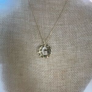 Gold-Tone Round Initial G Pendant Necklace - Women Jewelry
